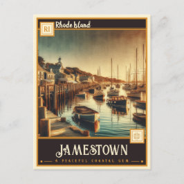Jamestown, Rhode Island | VINTAG Postkarte