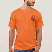 Jamestown Sawmill Logo-Chest Orange Men Basic T-Shirt (Vorderseite)