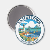Jamestown USA Magnet (Vorderseite/Rückseite)
