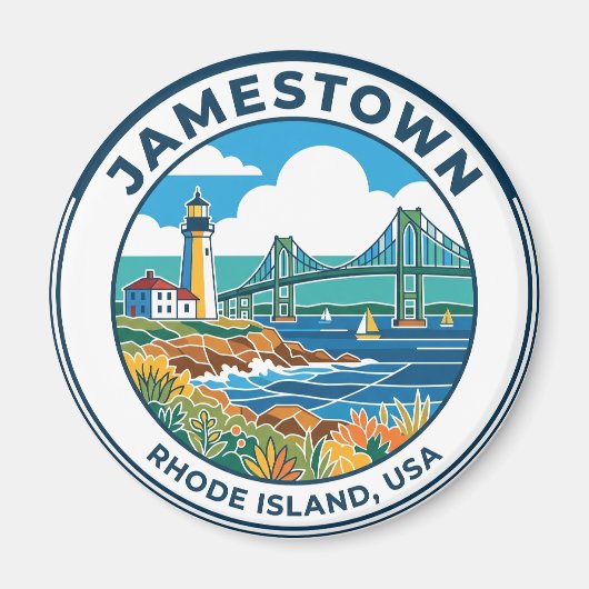 Jamestown USA Magnet (Vorne)
