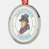 Jamestown Virginia Colonial Ornament Aus Metall (Links)