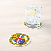 JamFam Coster Runder Pappuntersetzer (Vor Ort)