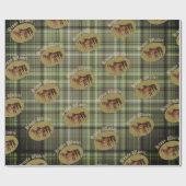 jamie and poppy green plaid geschenkpapier (Flach)