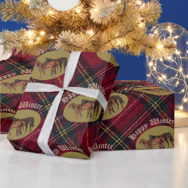 jamie and poppy green plaid geschenkpapier