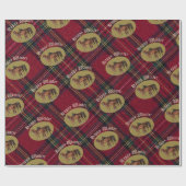 jamie and poppy green plaid geschenkpapier (Flach)