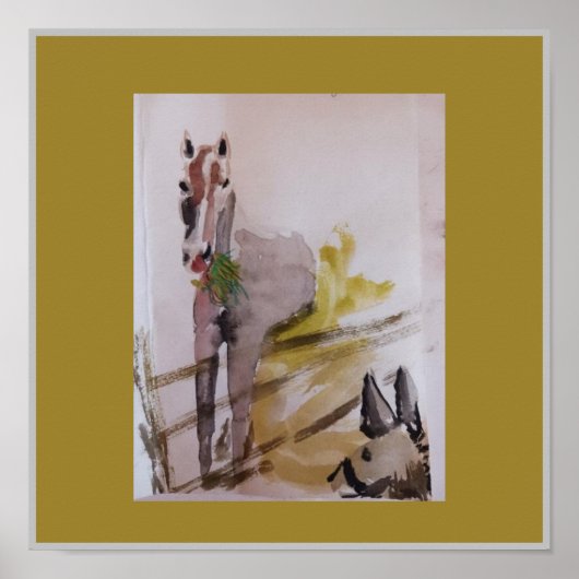 Jamie Baby Racehorse mare meets Penelope Poster (Vorne)