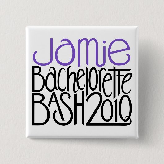 Jamie Bachelorette Bash 2010 Button (Vorderseite)