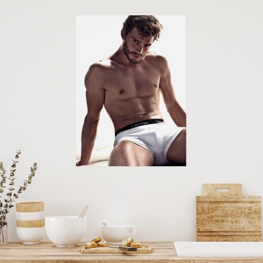 Jamie Dornan Shirtless Poster (Küche)