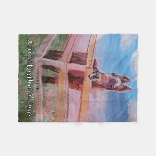 Jamie Freundin Fleece Decke (Vorderseite (Horizontal))