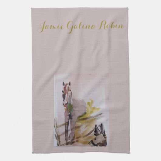 Jamie meets Penelope Geschirrtuch (Vertikal)