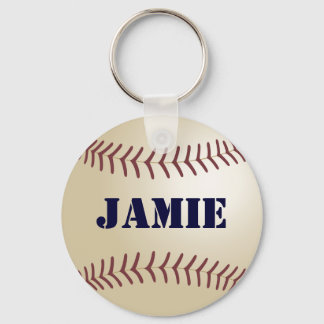 Jamie Personalisiert Baseball Keychain Schlüsselanhänger