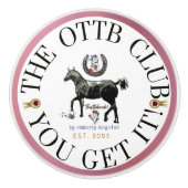 Jamie & Poppy Logo Keramikknauf (Vorderseite)