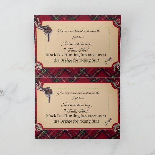 Jamie & Poppy Tartan-Jagd (Innenseite)