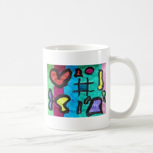 Jamie Weiss Kaffeetasse (Rechts)