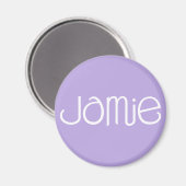 Jamie white Magnet (Vorderseite/Rückseite)