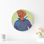 Jamil Value Time: Custom Wall Clock Große Wanduhr (Zuhause)