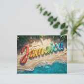Jammen in Jamaika Postkarte (Stehend Vorderseite)