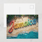 Jammen in Jamaika Postkarte (Vorne/Hinten)