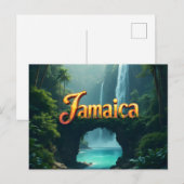 Jammen in Jamaika Postkarte (Vorne/Hinten)