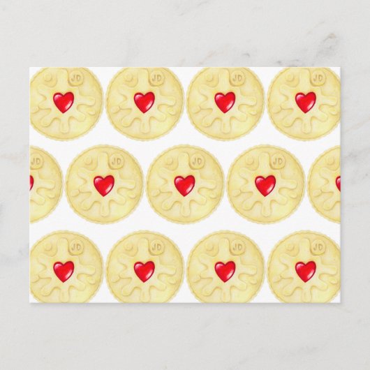 Jammie Dodger Biscuit Postcard Postkarte (Vorderseite)