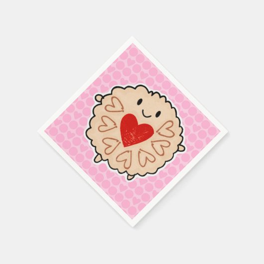 Jammie Dodger Serviette (Ecke)