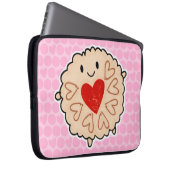 Jammie Dodger Wasserfarbe Laptopschutzhülle (Vorne Rechts)