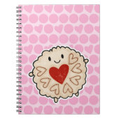 Jammie Dodger Watercolor Notizblock (Vorderseite)