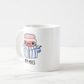 Jammies Funny Pajama Jam Pun Kaffeetasse (Vorderseite Links)