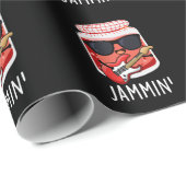 Jammin Funny Rocker Jam Pun Geschenkpapier (Rolleneckpunkt)