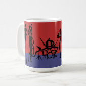 Jammin Jazz-Sitzungs-Kaffee-Tasse Kaffeetasse (Vorderseite Links)