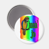 Jammin' Jo Magnet (Vorderseite/Rückseite)