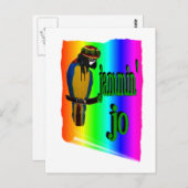 Jammin' Jo Postkarte (Vorne/Hinten)