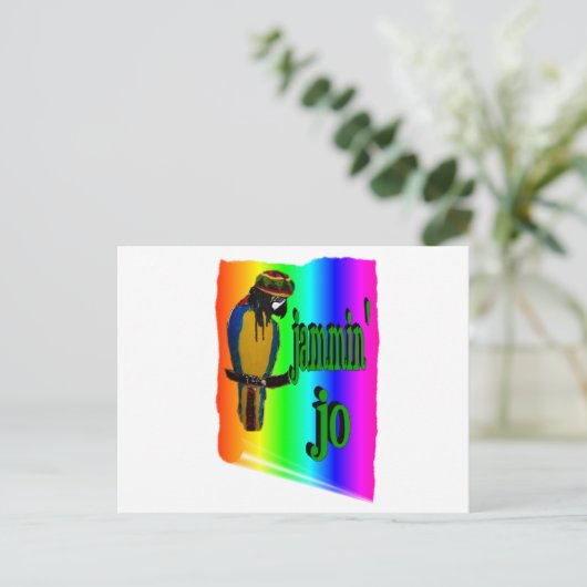 Jammin' Jo Postkarte (Stehend Vorderseite)