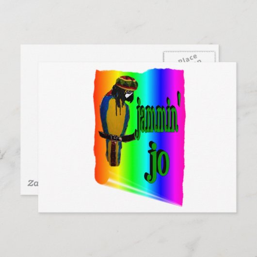 Jammin' Jo Postkarte (Vorne/Hinten)
