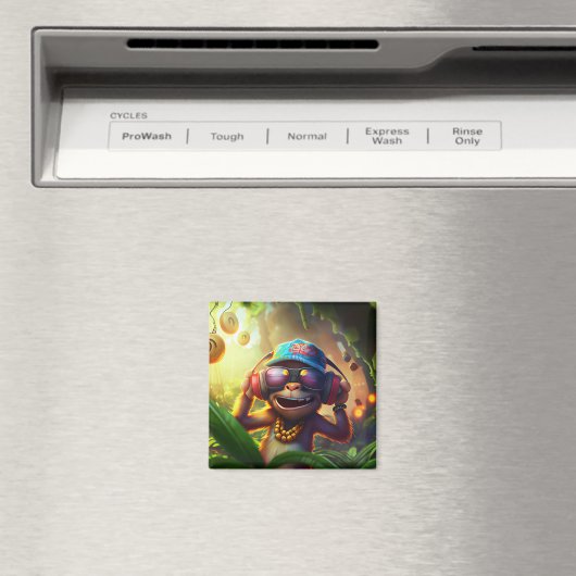 Jammin Monkey Magnet (In Situ (Geschirrspüler))