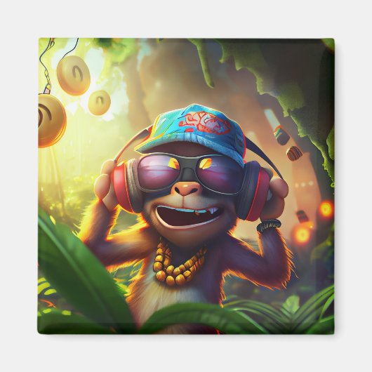 Jammin Monkey Magnet (Vorne)