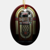 Jammin Musikautomat-Weihnachtsverzierung Keramik Ornament (Hinten)