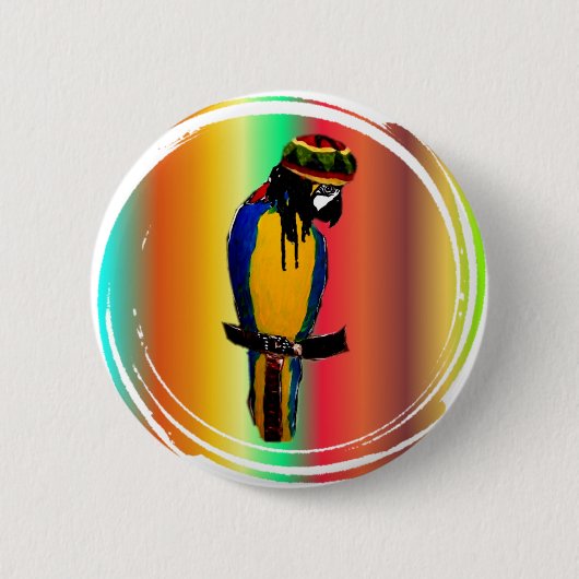 JAMMIN PARROT BUTTON (Vorderseite)