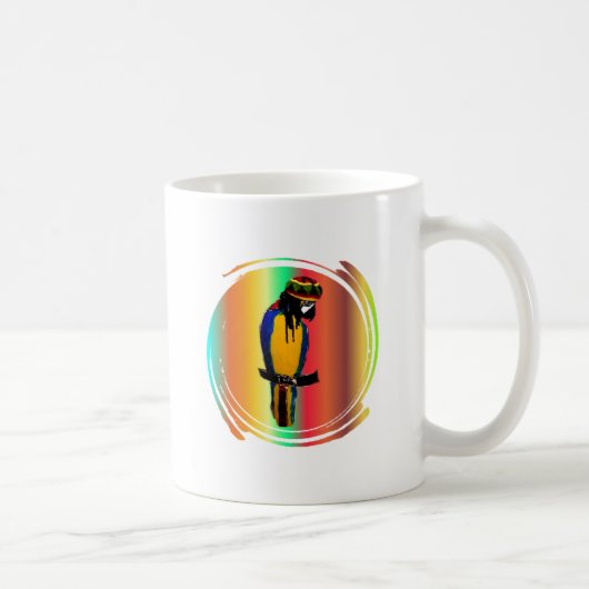 JAMMIN PARROT KAFFEETASSE (Rechts)