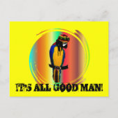 JAMMIN PARROT POSTKARTE (Vorderseite)