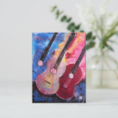 Jamming be Goode Gemälde von Alfred Fox Postkarte (Stehend Vorderseite)