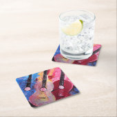 Jamming be Goode Gemälde von Alfred Fox Rechteckiger Pappuntersetzer (Vor Ort)