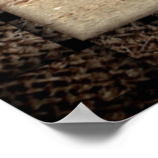 'Jamming by Beach' Poster (Ecke)