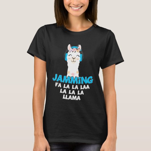 Jamming La Laa La La La La Llama T-Shirt (Vorderseite)
