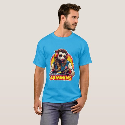 JAMMING-OPOSSUM DJ 3 T-Shirt (Vorne ganz)