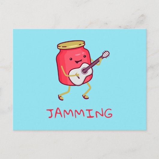 Jamming Pun Postkarte (Vorderseite)