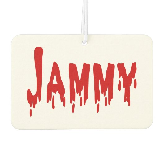 Jammy Autolufterfrischer (Rückseite)