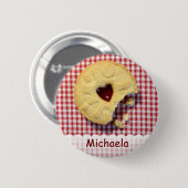 Jammy Dodger Button (Vorne & Hinten)