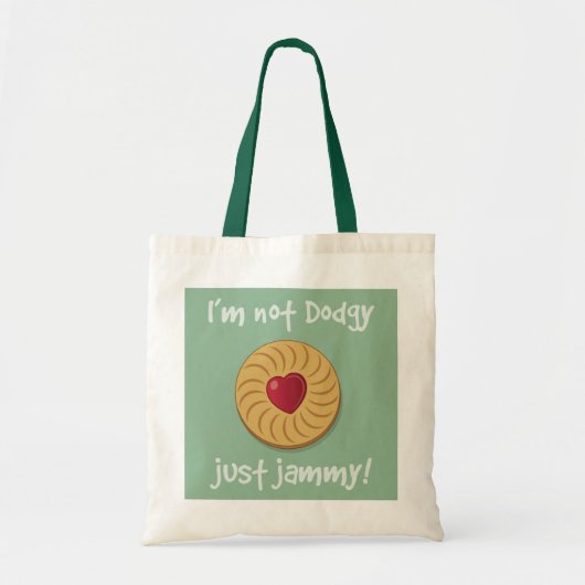 Jammy Dodger Retro Tote Bag Tragetasche (Vorne)