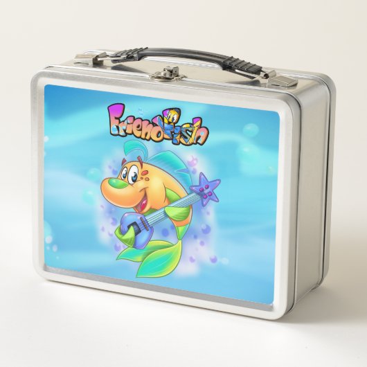 Jammy the Guitar Fish – FriendFish Lunchbox (Vorderseite)